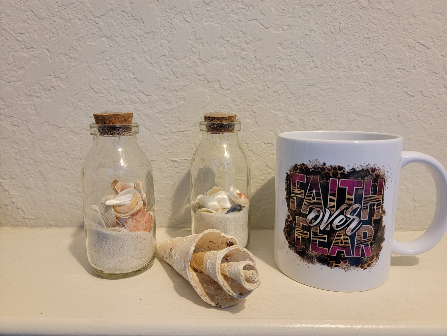 "Faith Over Fear" – Inspirational 11oz Ceramic Mug