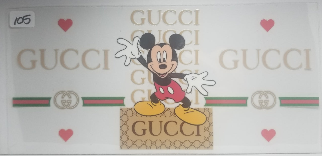 VDTFDW- Gucci 18 | UVDTF | 16oz