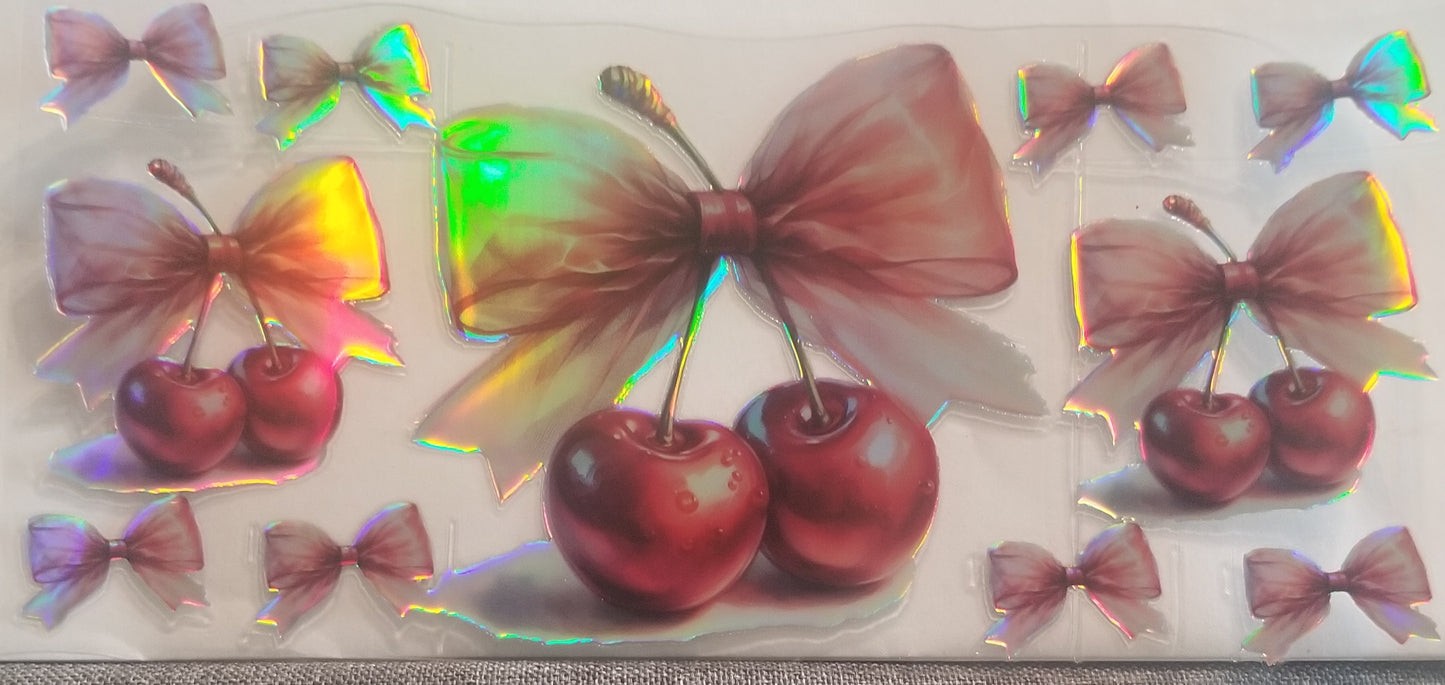 VDTFDW- Holographic Cherry 2 | 16oz Cupwrap