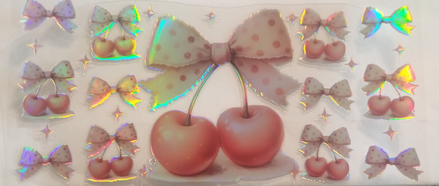 VDTFDW- Holographic Cherry 3 | 16oz Cupwrap