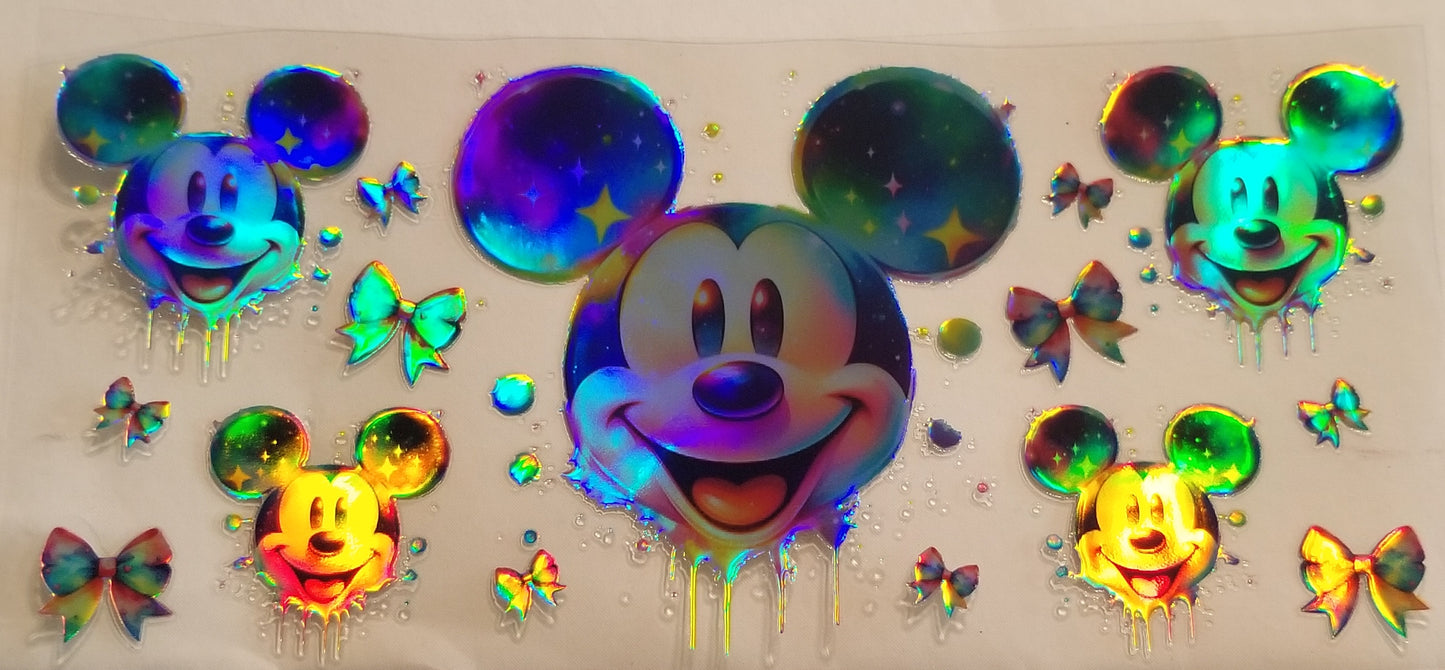 VDTFDW- Holographic Mickey Mouse| 16oz Cupwrap