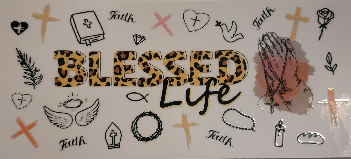 VDTFDW- Faith Based | Blessed Life | 16oz Cupwrap