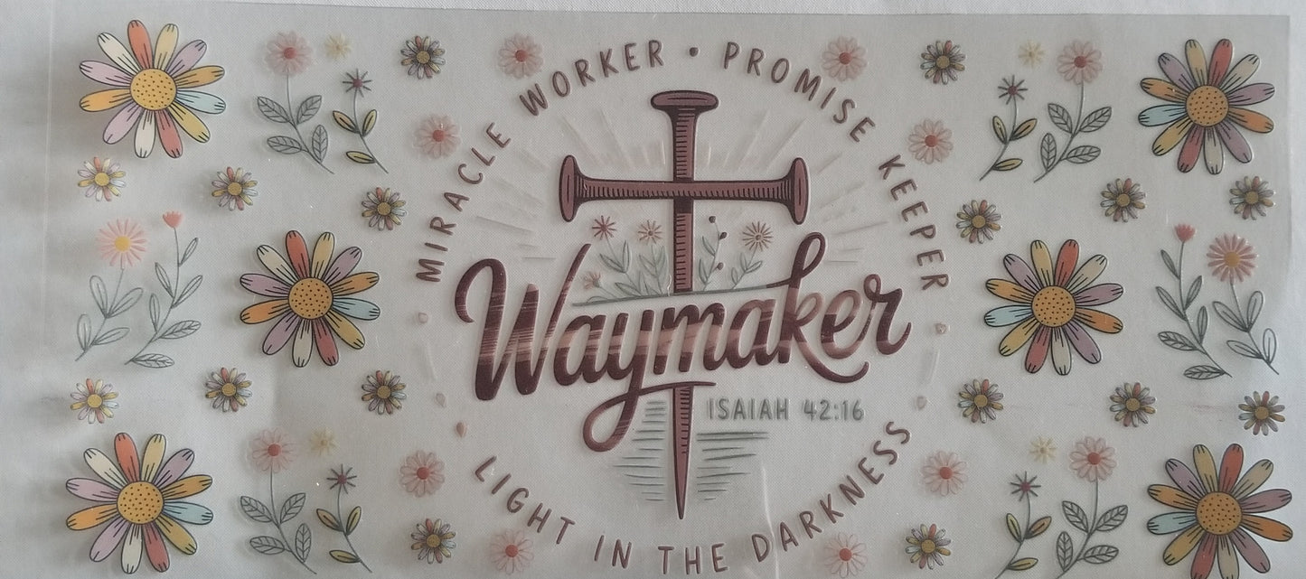 VDTFDW- Faith Based | Waymaker | 16oz Cupwrap