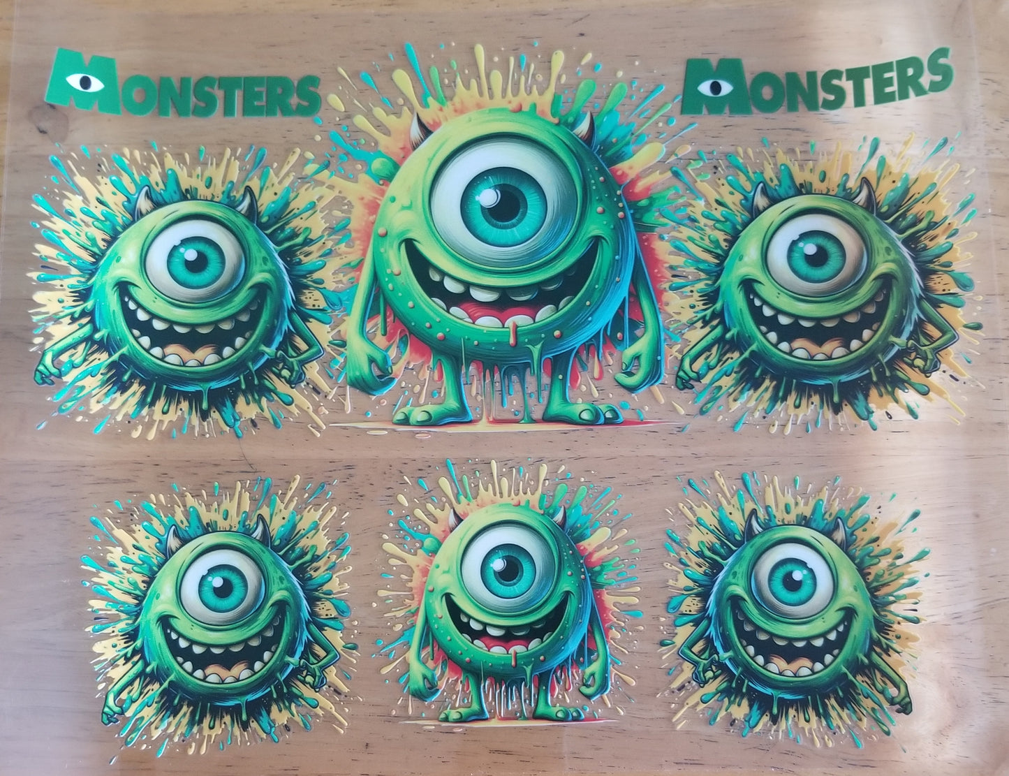 VDTFDW- 40 Oz UVDTF Wraps | Monsters Inc 3