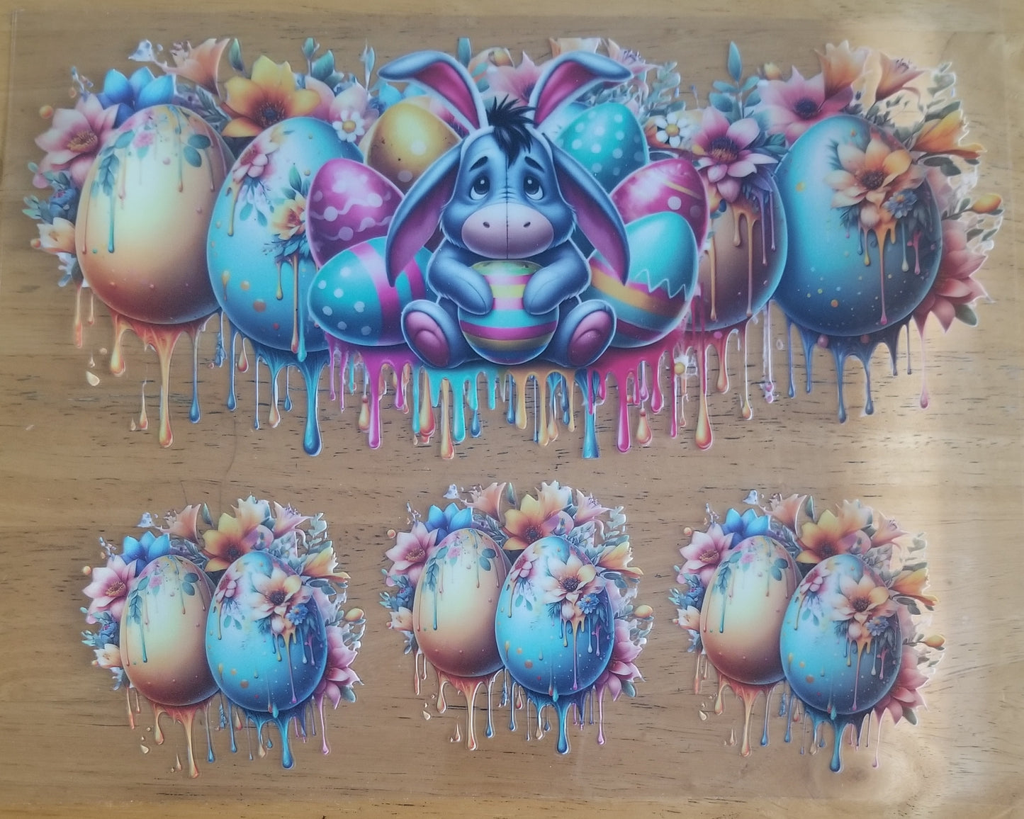 VDTFDW- 40 Oz UVDTF Wraps | Easter Eeyore
