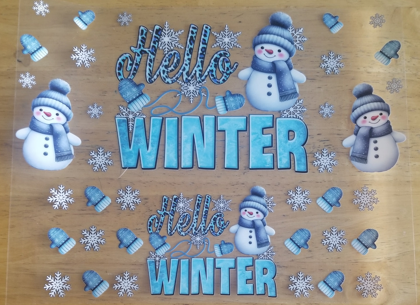 VDTFDW- 40 Oz UVDTF Wraps | Hello Winter
