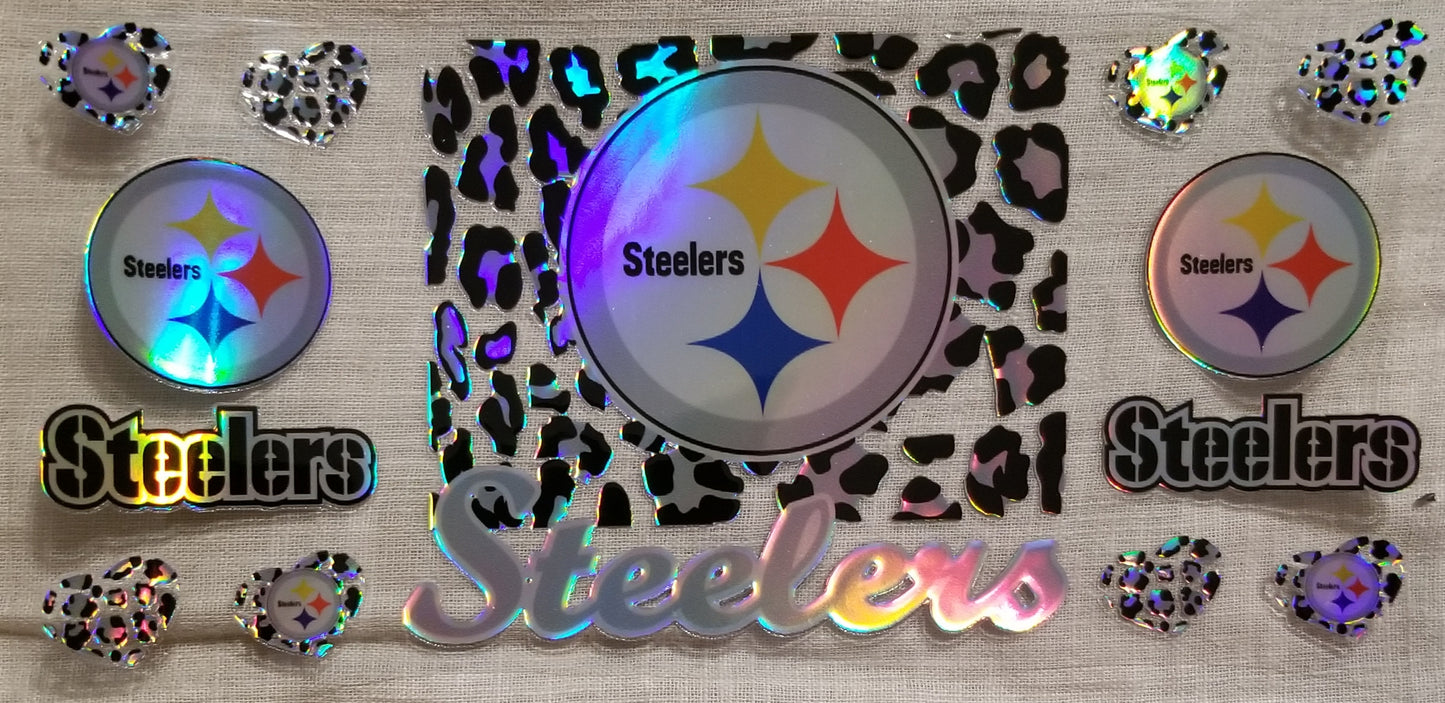 VDTFDW- Holographic Steelers | 16oz Cupwrap