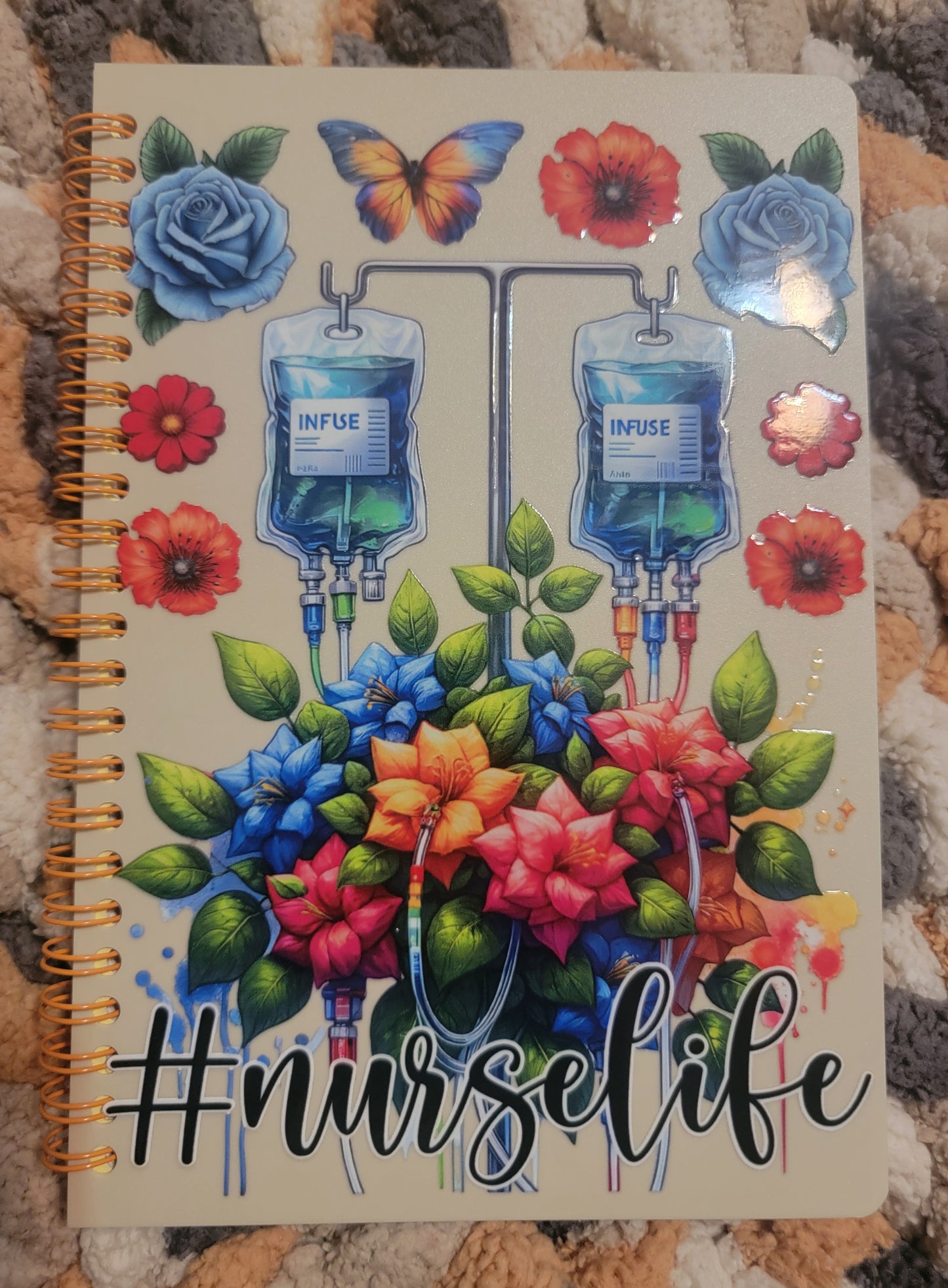 Unique A5 Spiral Notebook- #nurselife