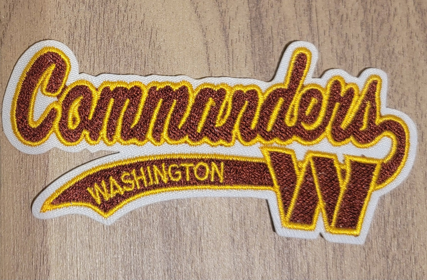 VDTFDW- Iron On Hat Patch- NFL- Washington Commanders 2