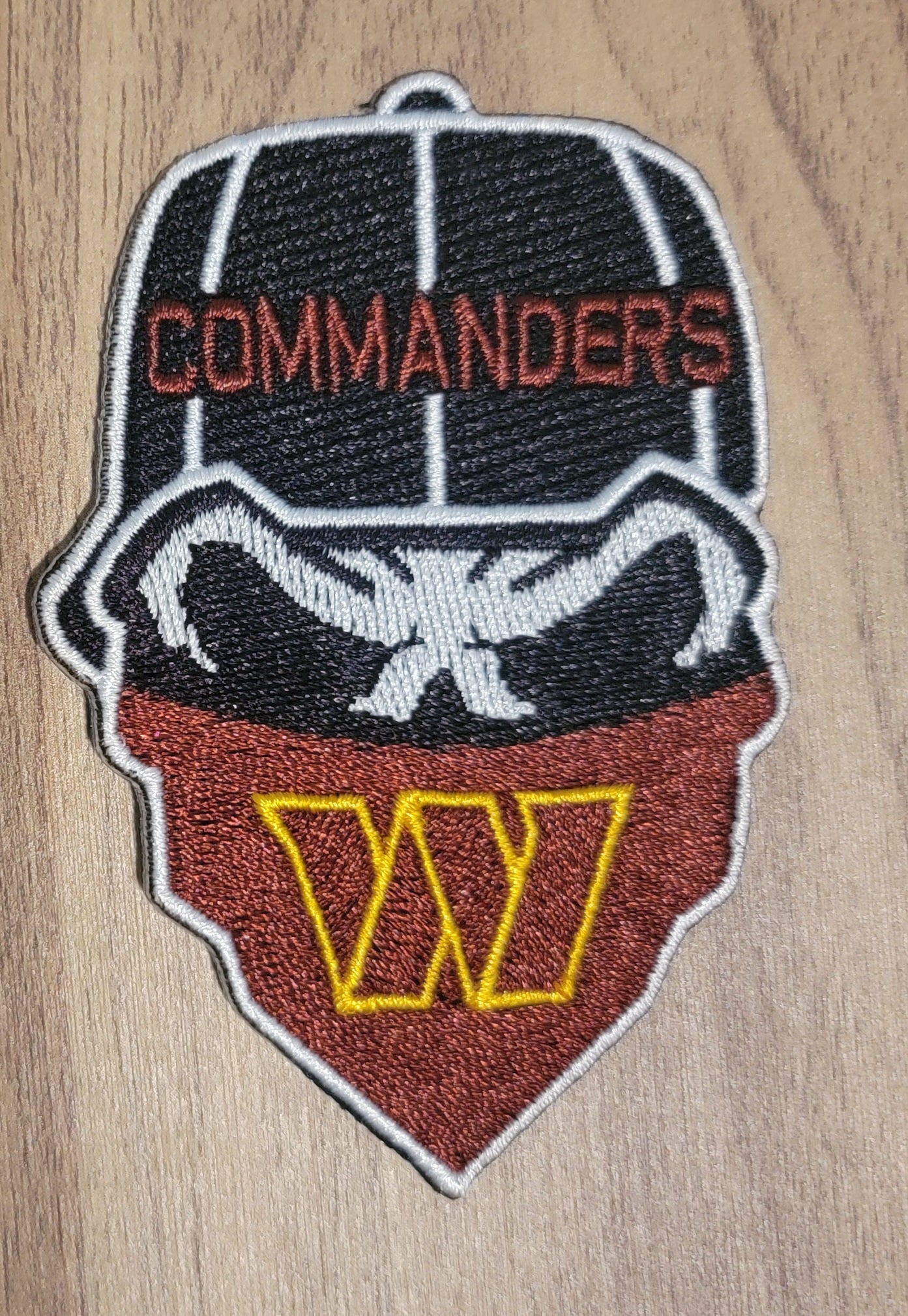 VDTFDW- Iron On Hat Patch- NFL- Washington Commanders 4