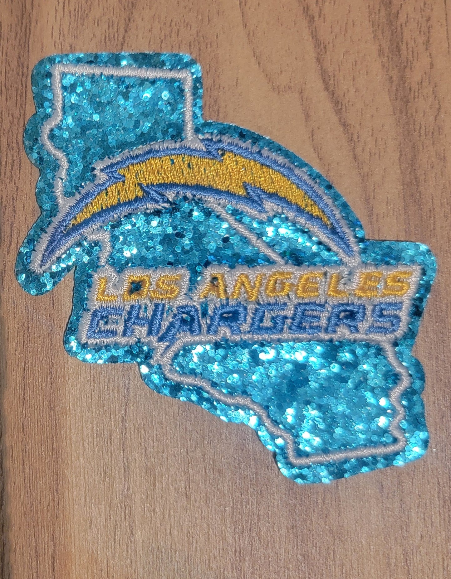 VDTFDW- Iron On Hat Patch- NFL- Chargers 1