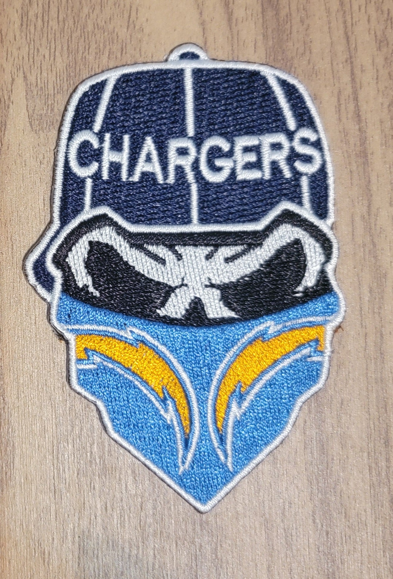 VDTFDW- Iron On Hat Patch- NFL- Chargers 2