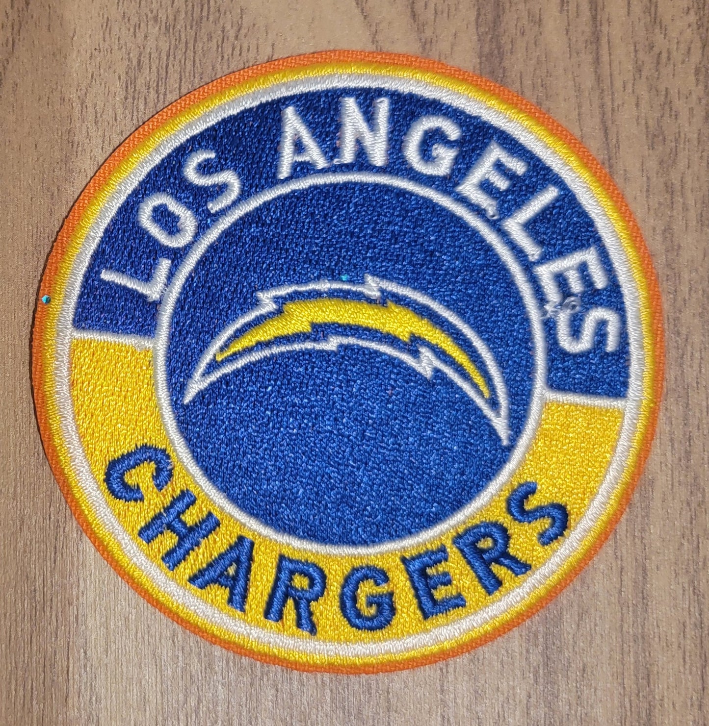 VDTFDW- Iron On Hat Patch- NFL- Chargers 3