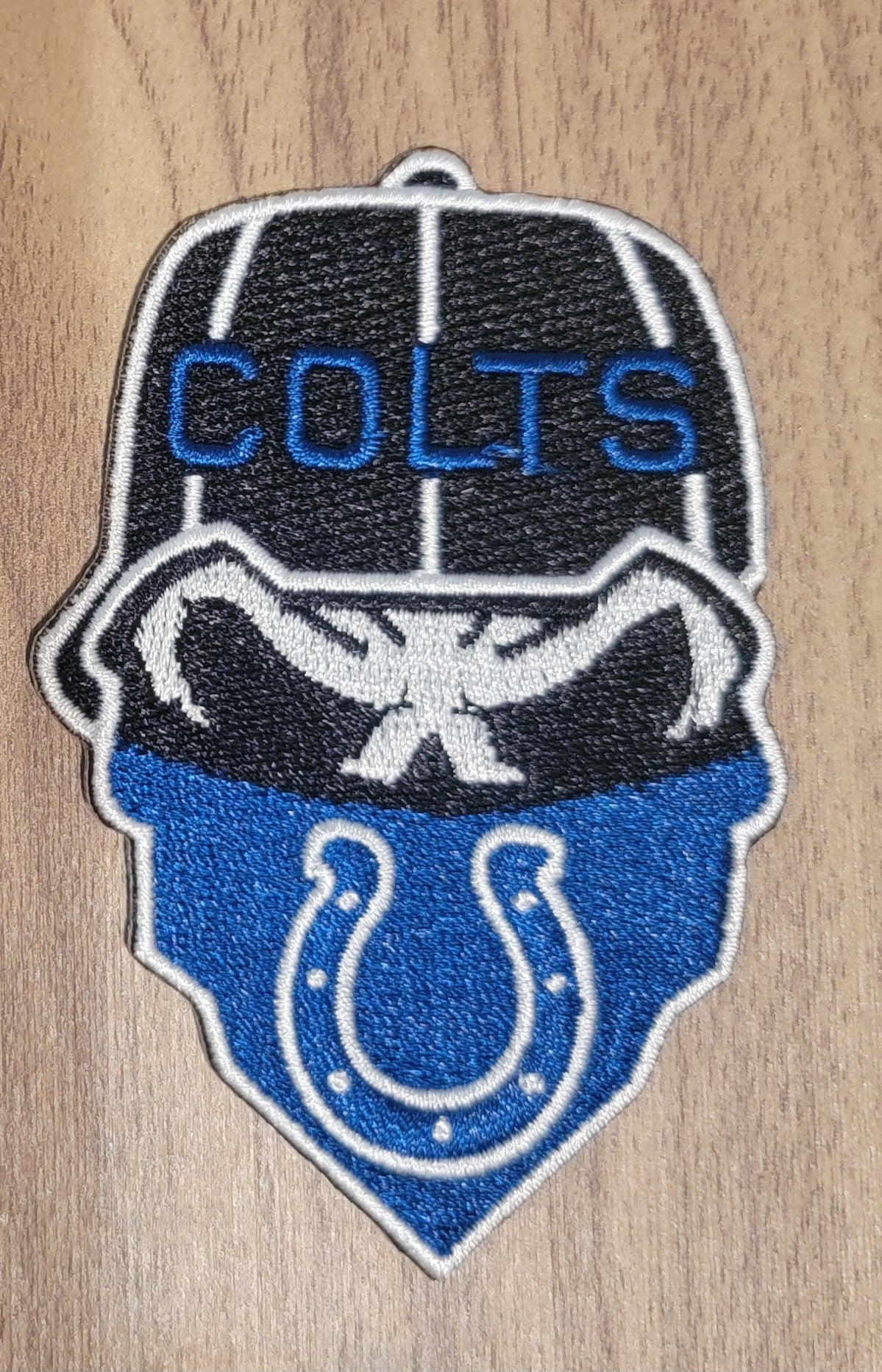 VDTFDW- Iron On Hat Patch- NFL- Colts 3