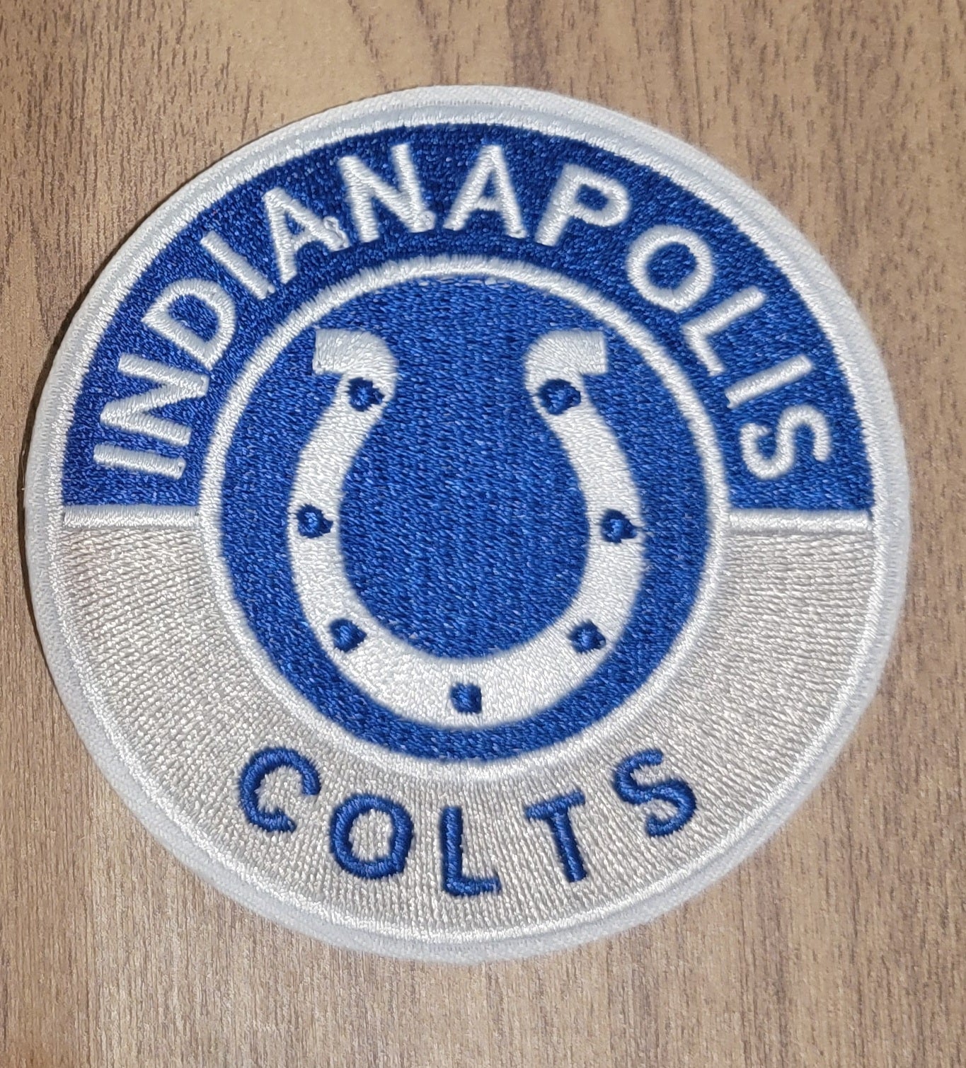 VDTFDW- Iron On Hat Patch- NFL- Colts 5