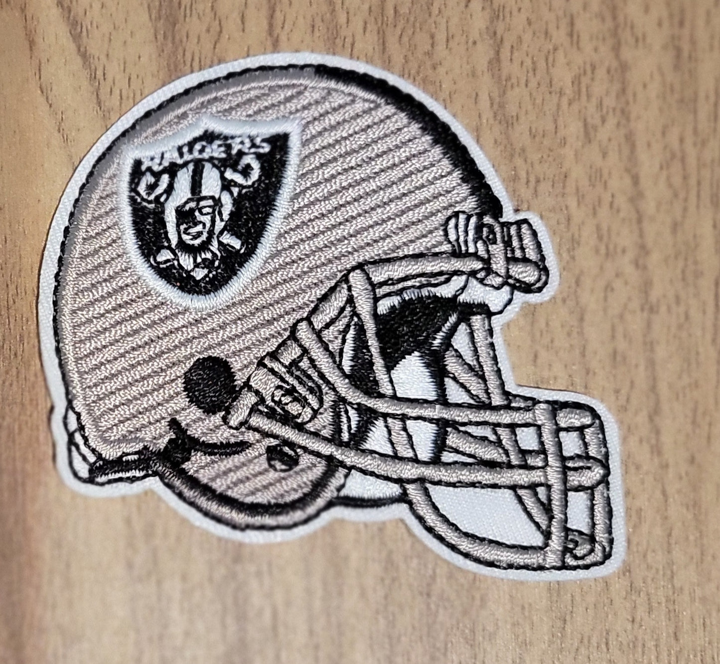 VDTFDW- Iron On Hat Patch- NFL- Raiders 4