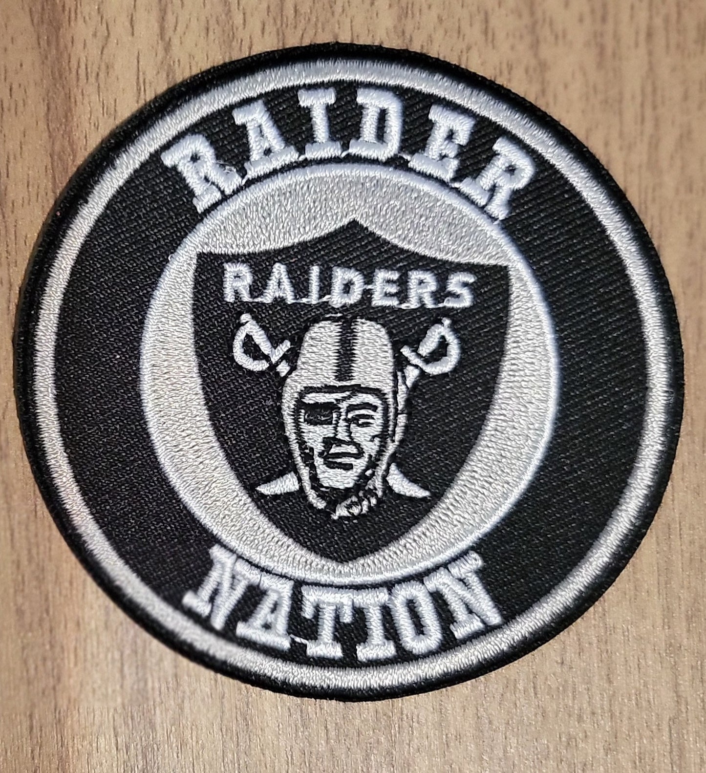 VDTFDW- Iron On Hat Patch- NFL- Raiders 6