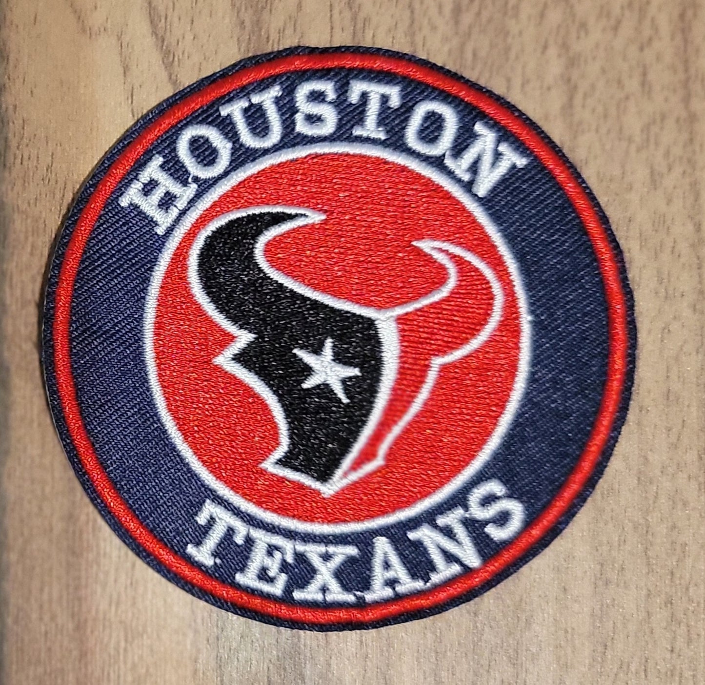 VDTFDW- Iron On Hat Patch- NFL- Houston Texans 1