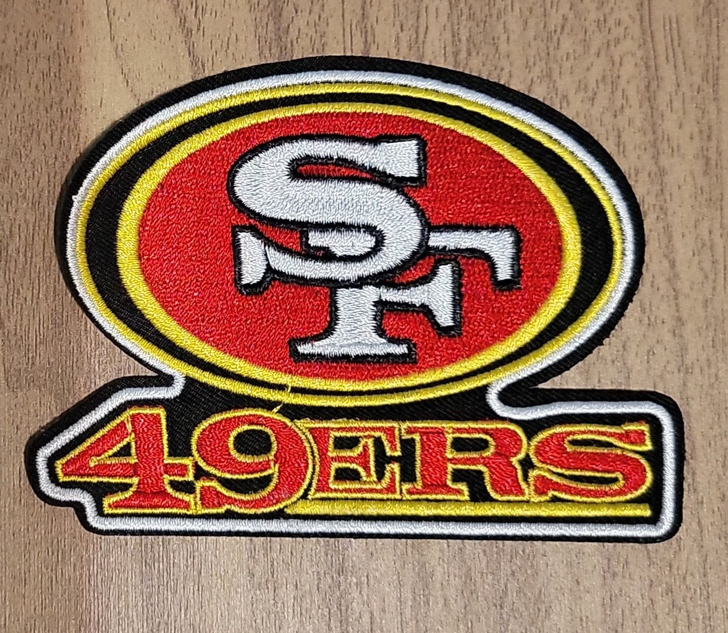 VDTFDW- Iron On Hat Patch- NFL- San Francisco 49ers 1