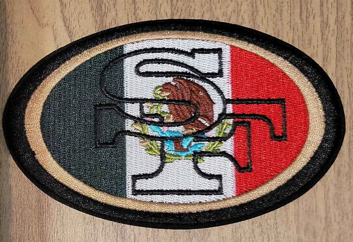 VDTFDW- Iron On Hat Patch- NFL- San Francisco 49ers 4