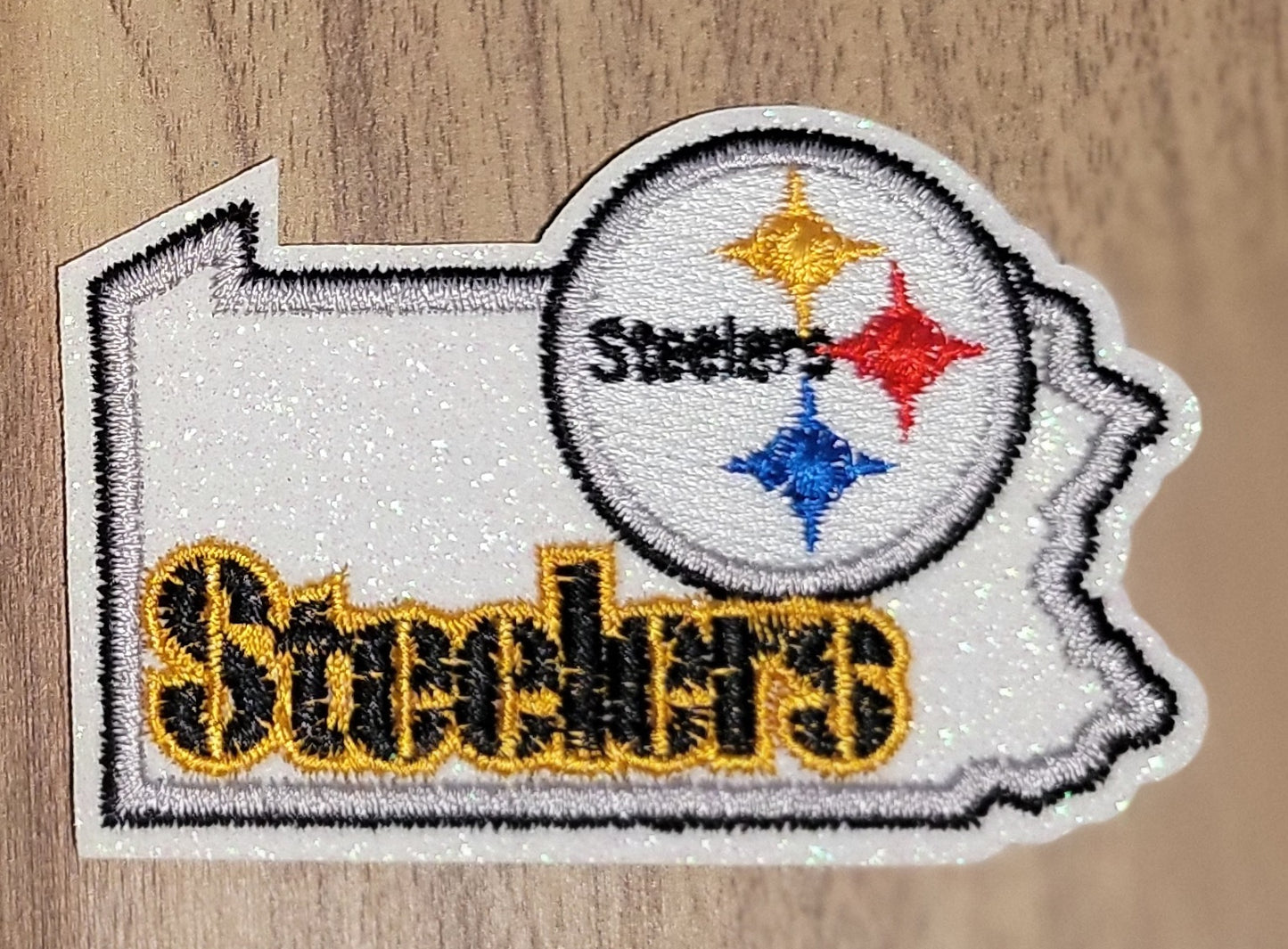 VDTFDW- Iron On Hat Patch- NFL- Steelers 1