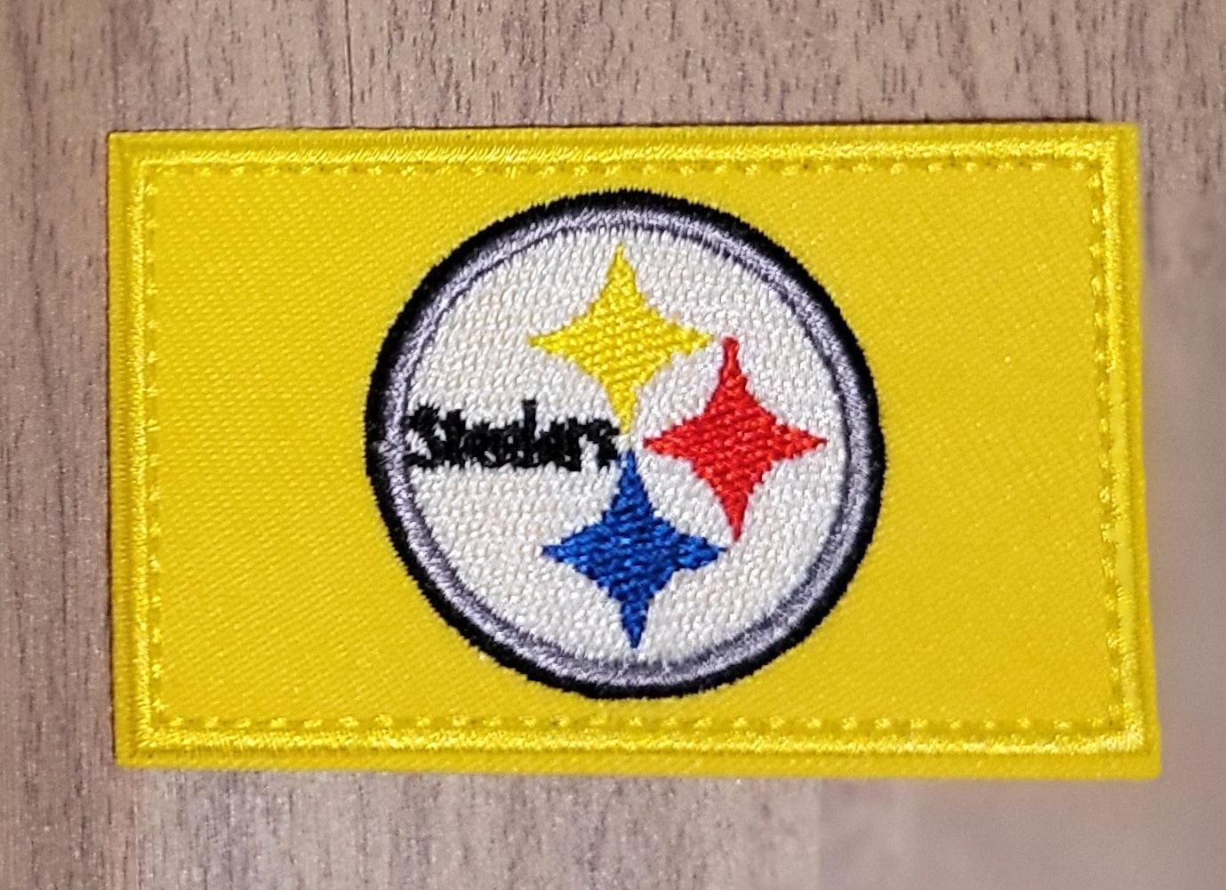 VDTFDW- Iron On Hat Patch- NFL- Steelers 2