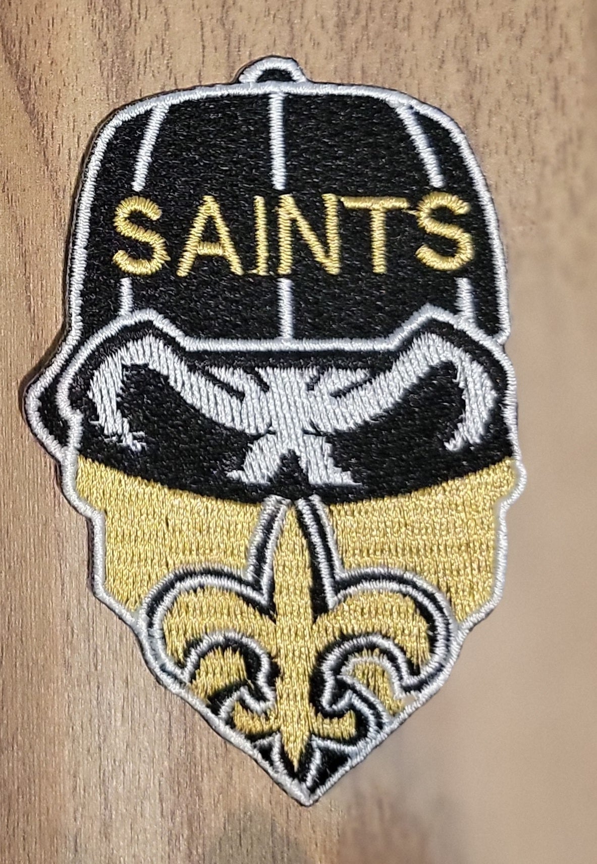 VDTFDW- Iron On Hat Patch- NFL- New Orleans Saints 1