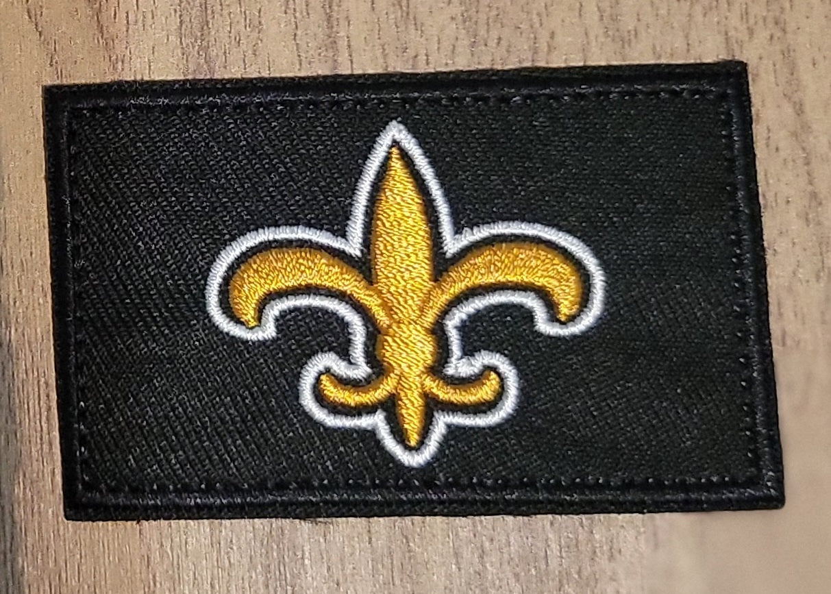 VDTFDW- Iron On Hat Patch- NFL- New Orleans Saints 2