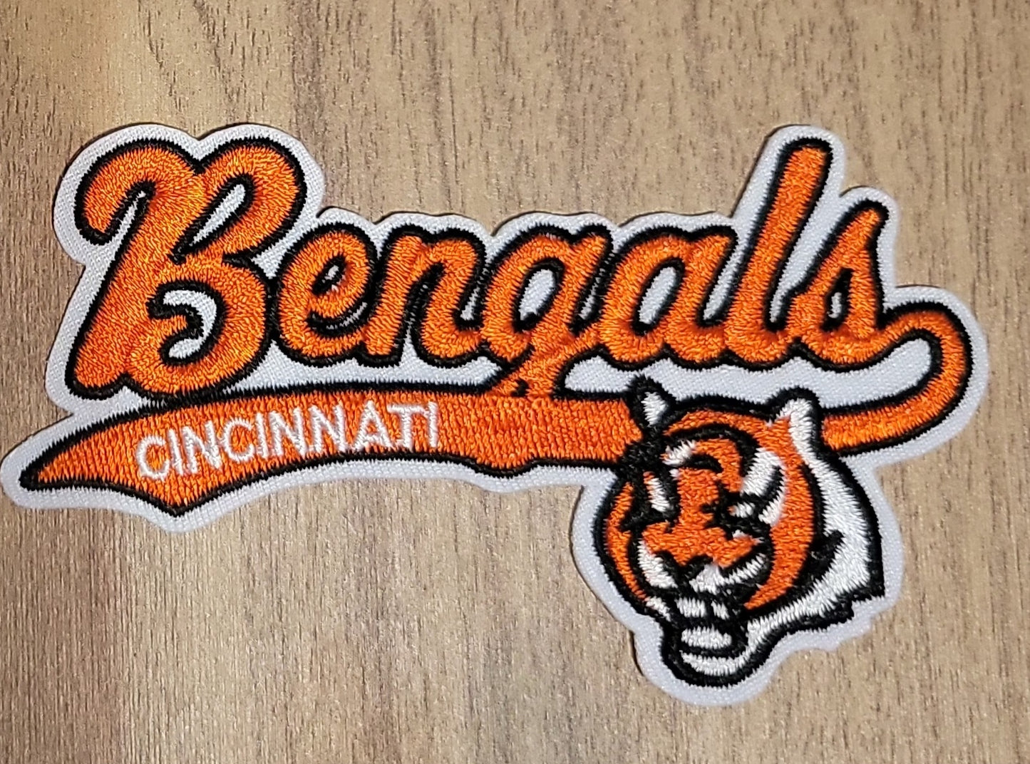 VDTFDW- Iron On Hat Patch- NFL- Cincinnati Bengals 5
