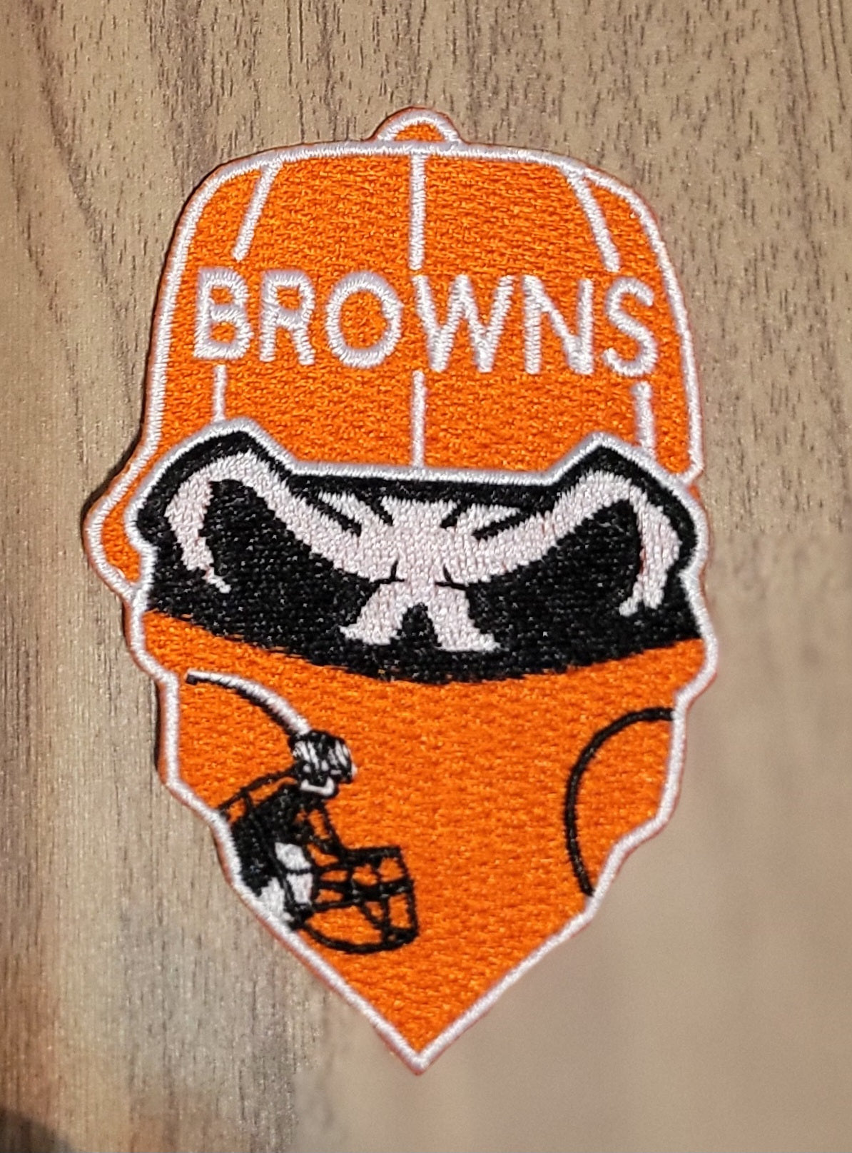 VDTFDW- Iron On Hat Patch- NFL- Cleveland Browns 4