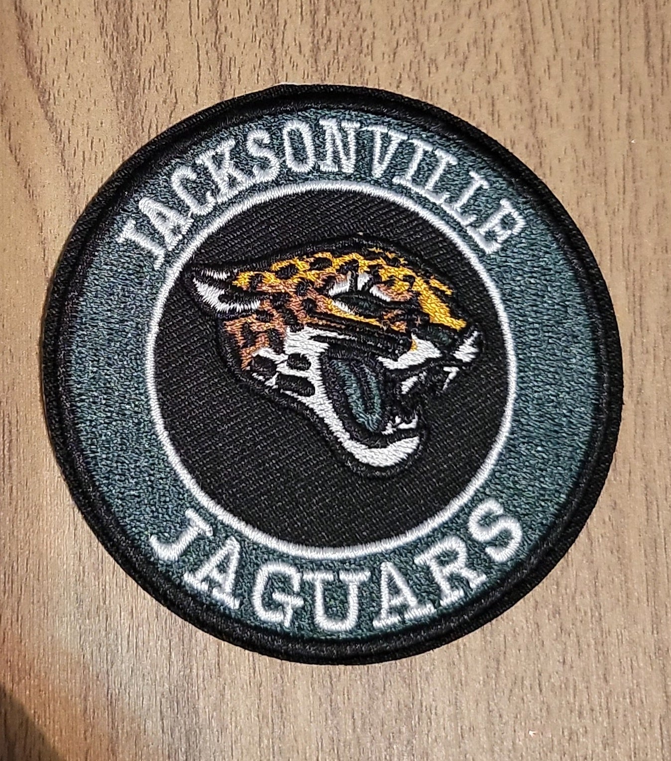 VDTFDW- Iron On Hat Patch- NFL- Jacksonville Jaguars 1