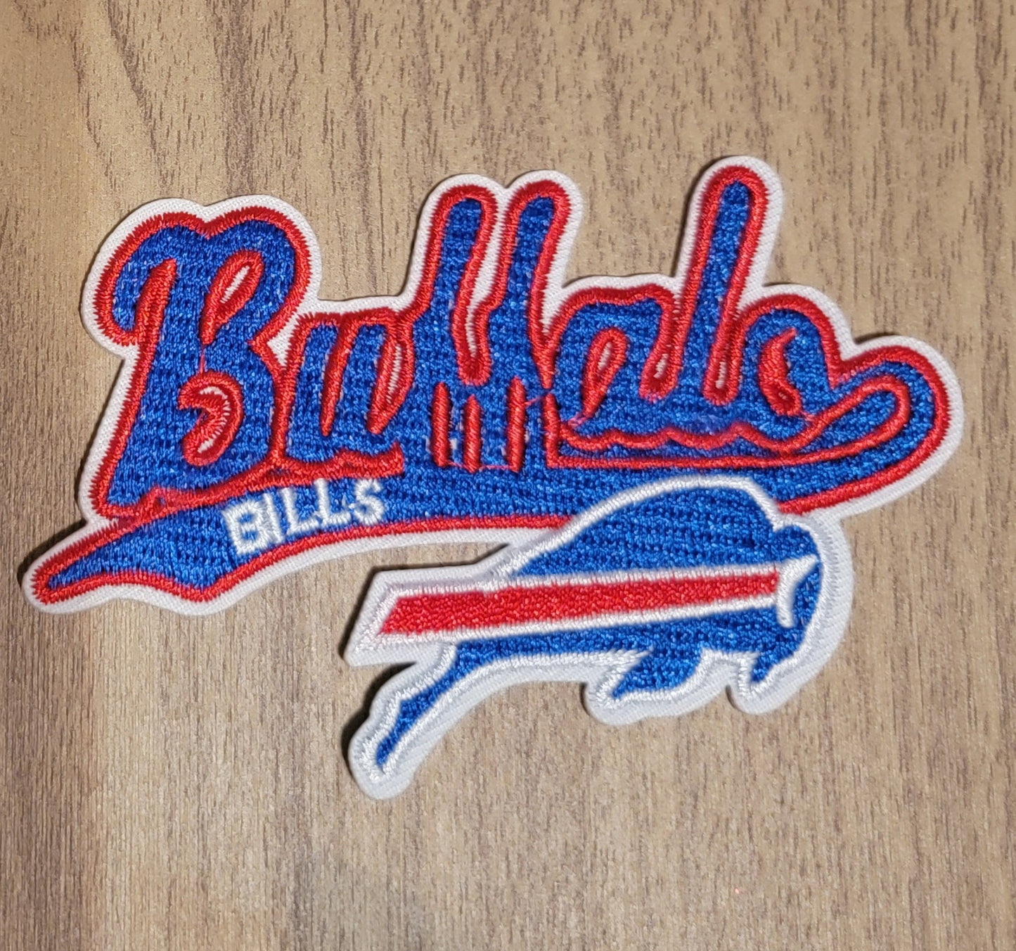 VDTFDW- Iron On Hat Patch- NFL- Buffalo Bills 8