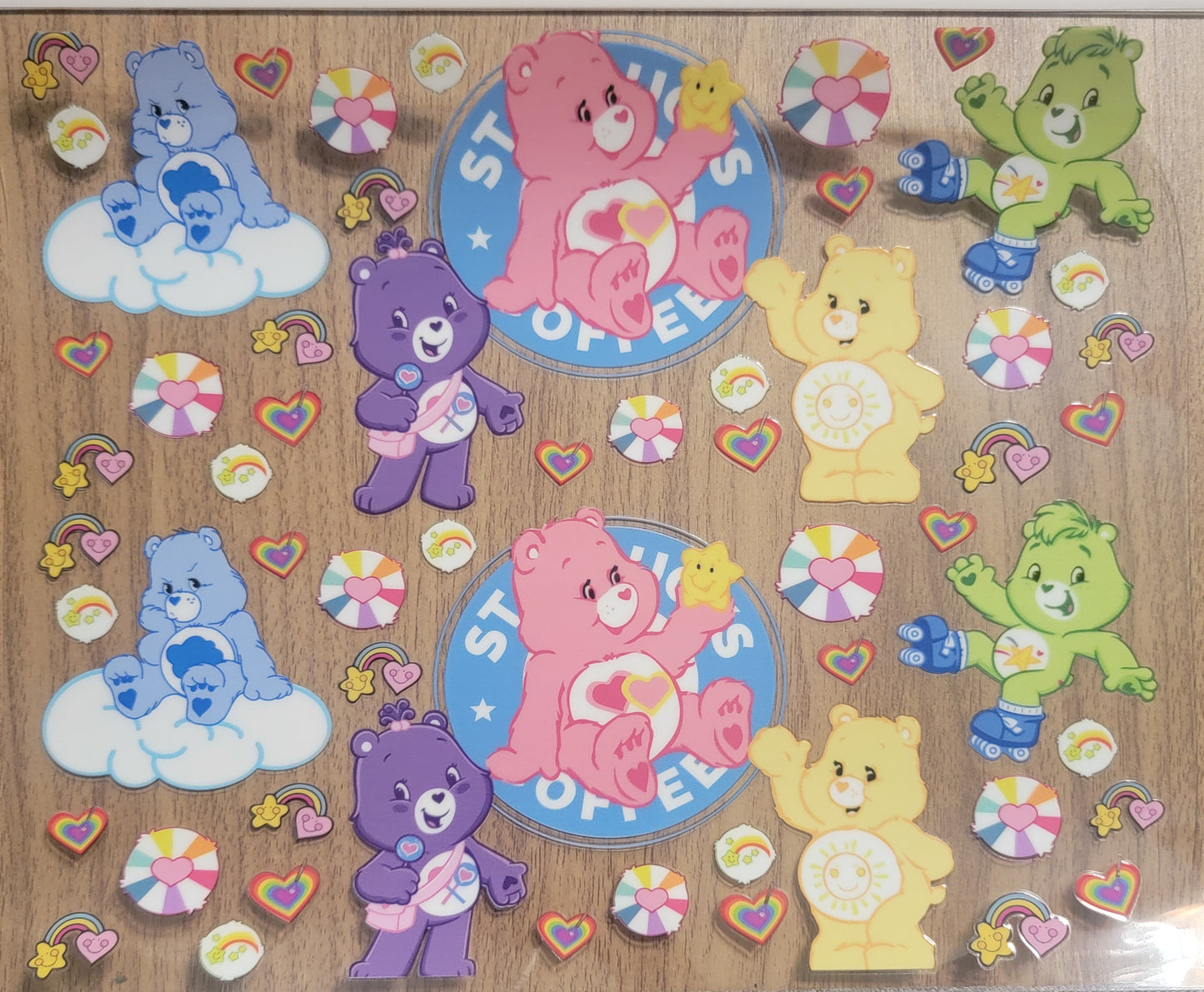 VDTFDW- 20 Oz UVDTF Wraps | Care Bears 8