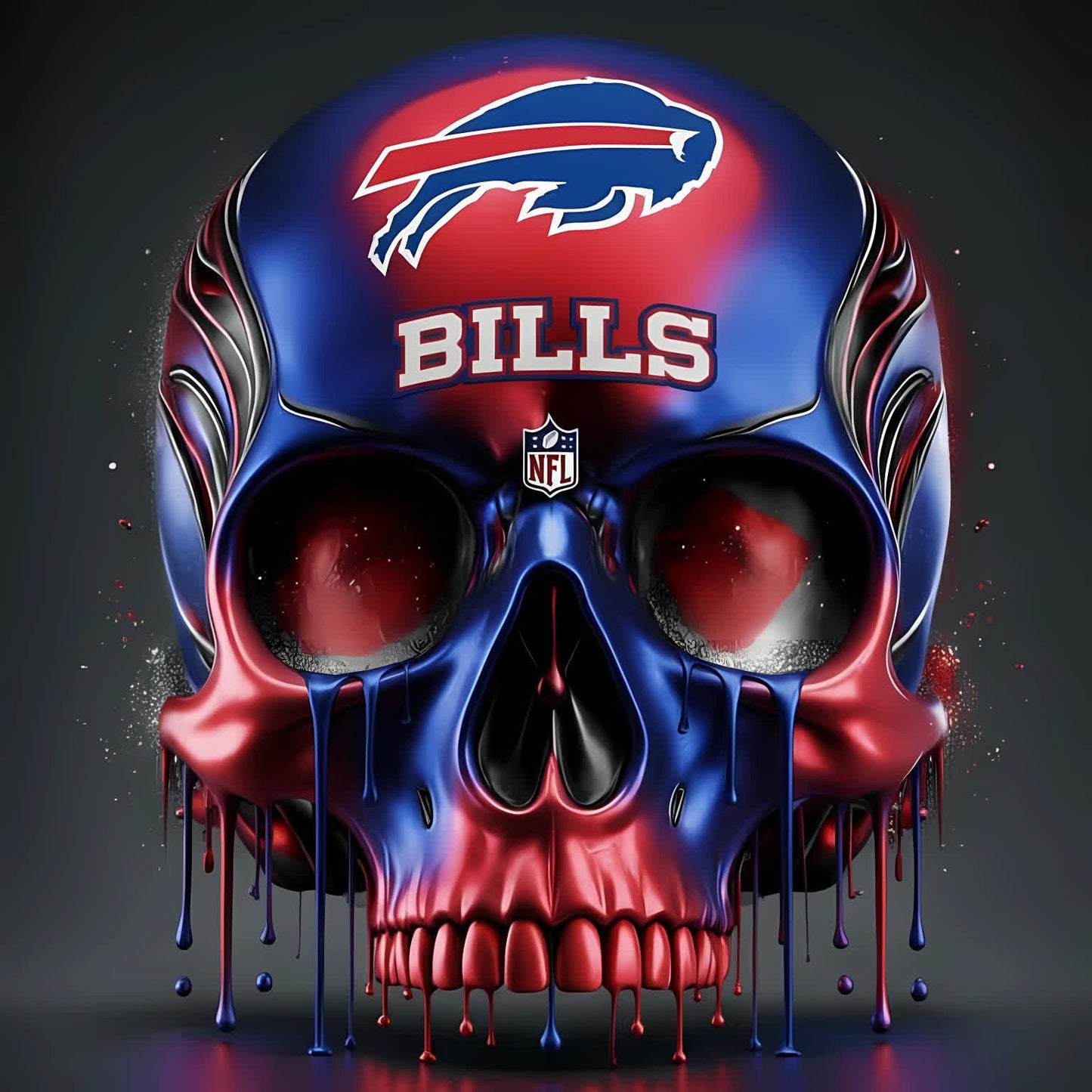NFL Skull DTF Images