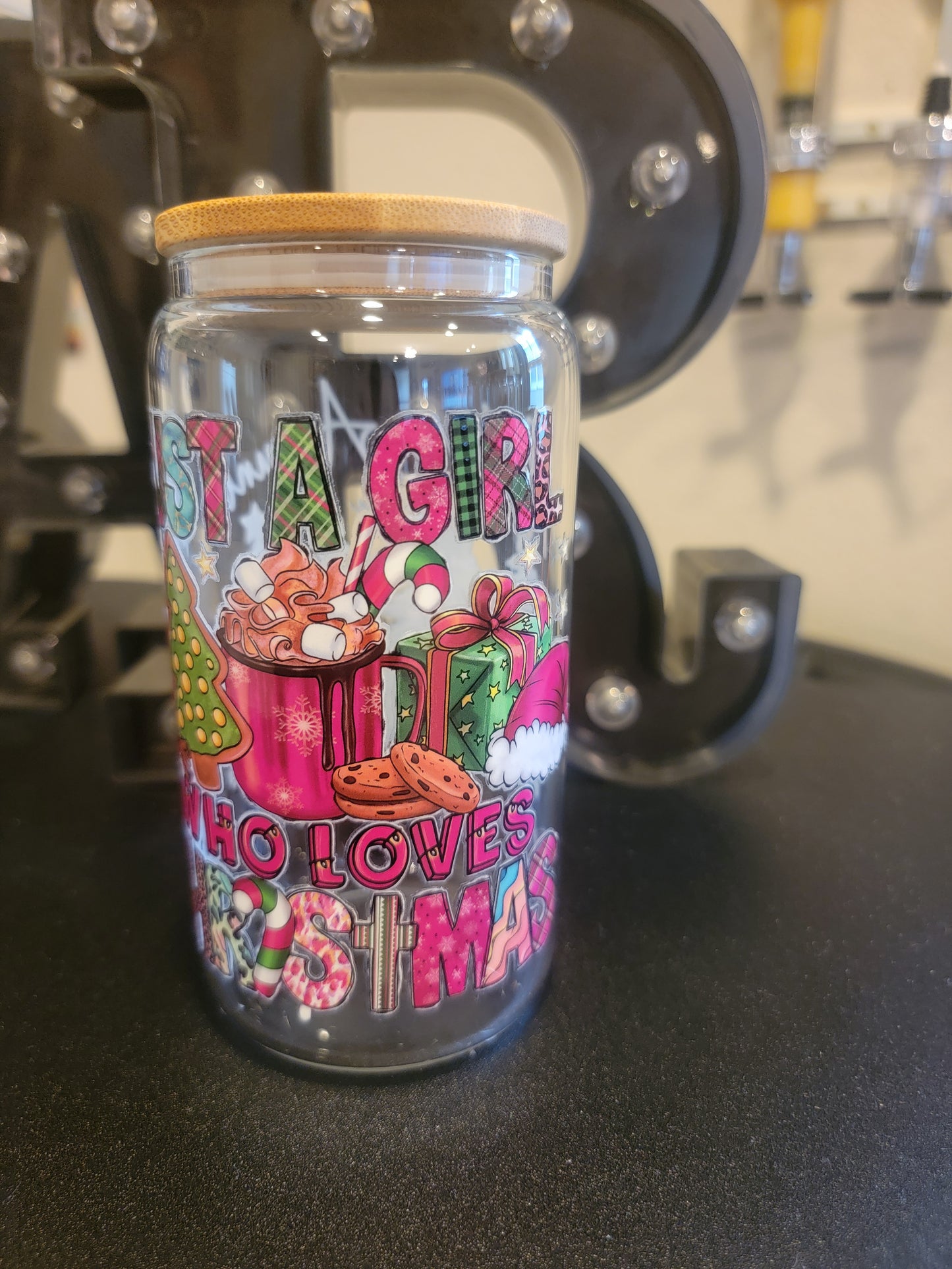 πβ¨ Holiday Glass Jar β Festive Sips in Style! β¨π