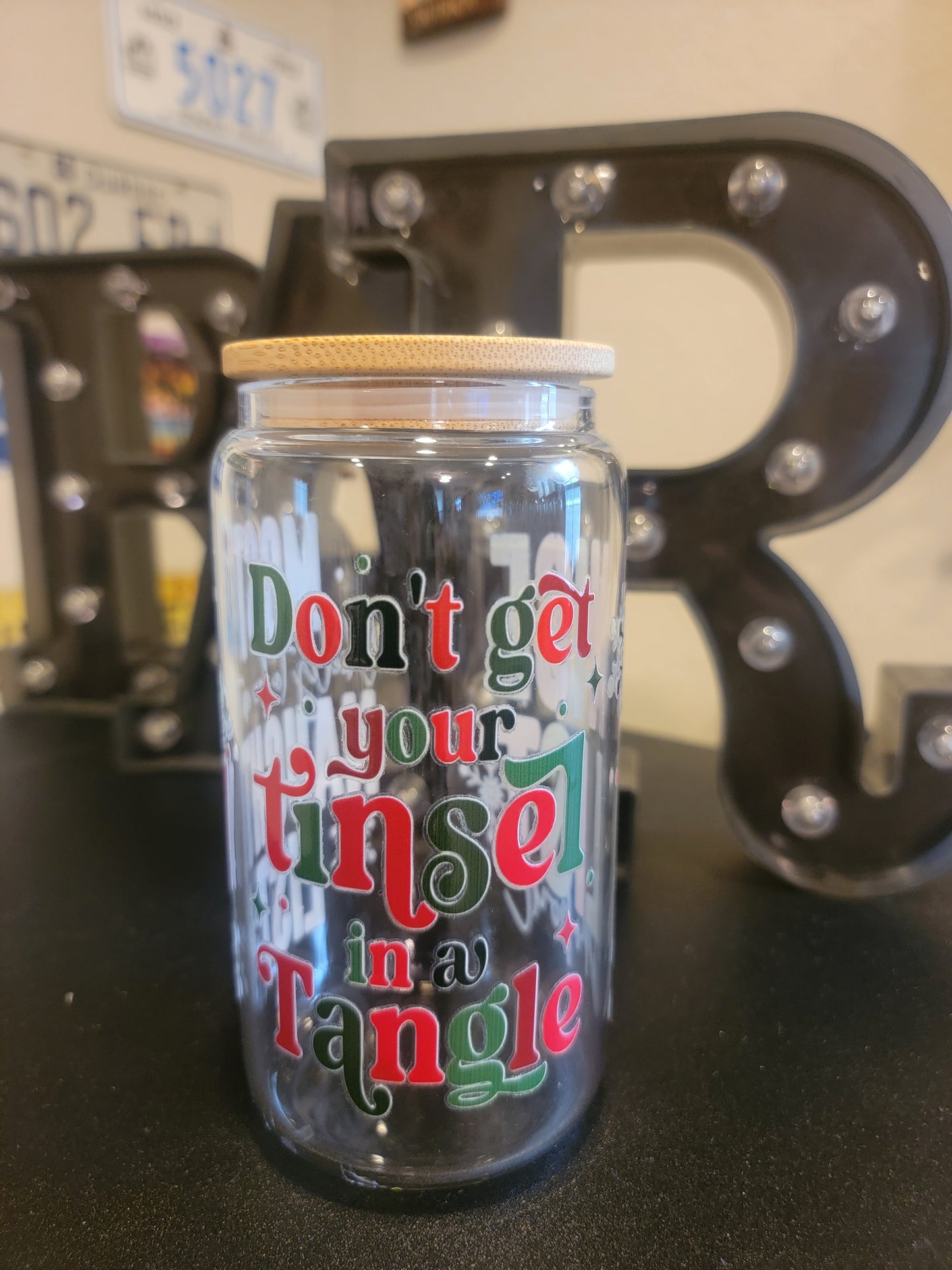 πβ¨ Holiday Glass Jar β Festive Sips in Style! β¨π