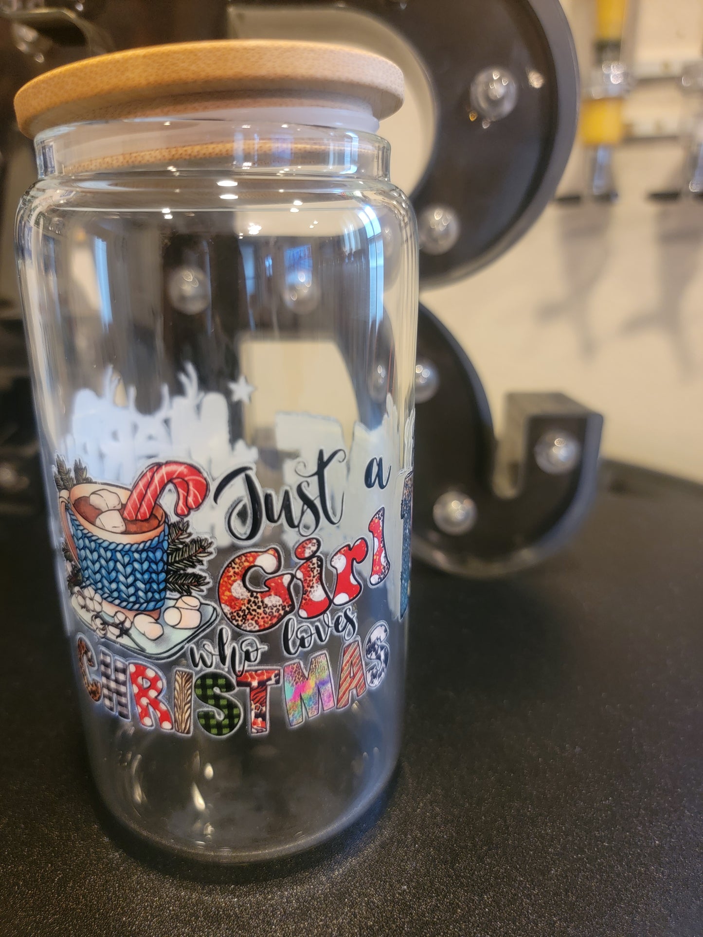 πβ¨ Holiday Glass Jar β Festive Sips in Style! β¨π