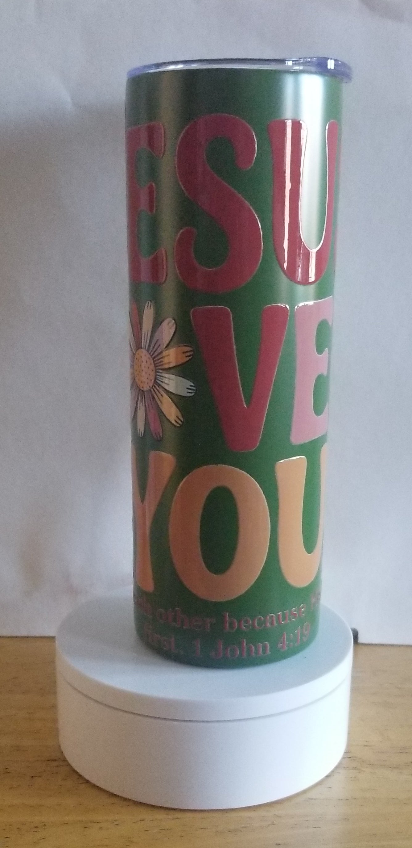 VDTFDW- 20 oz Stainless Steel Tumbler | Jesus Loves You