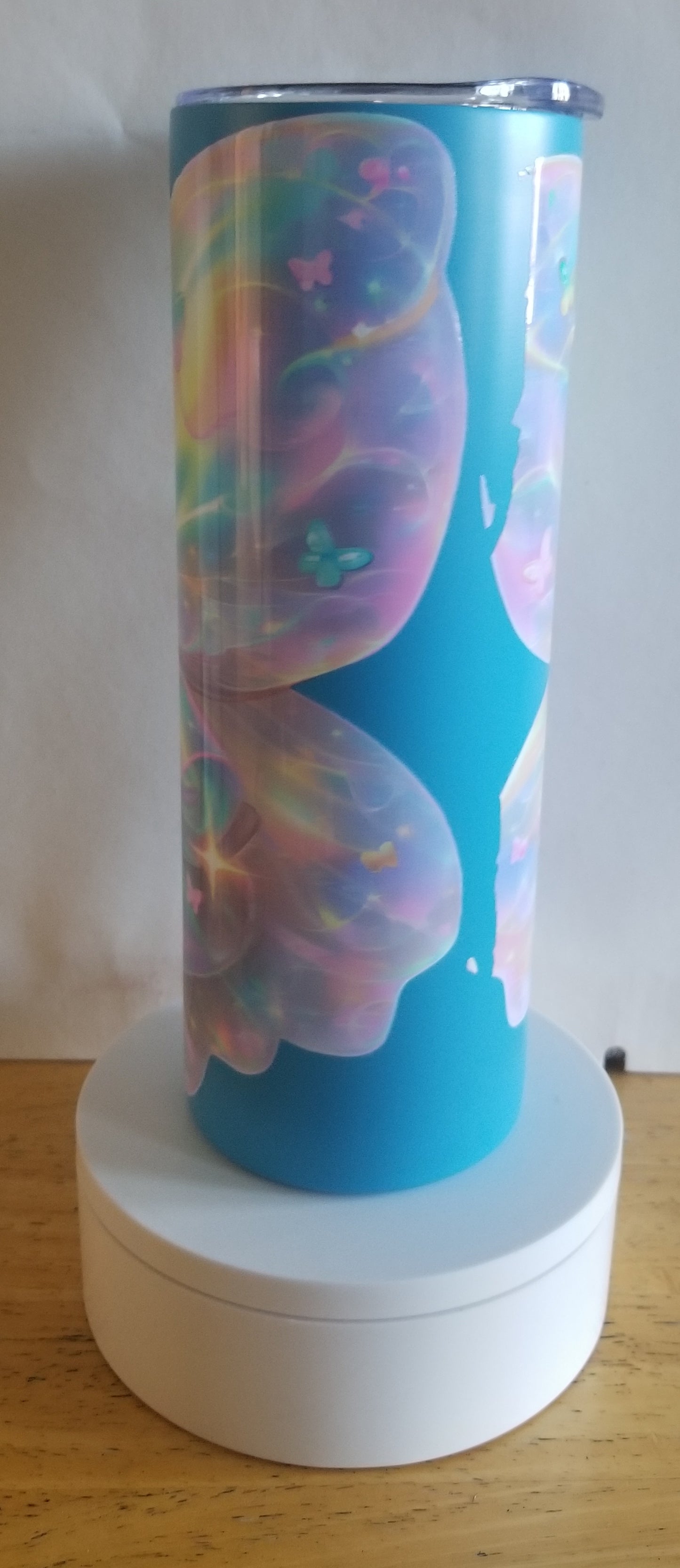 VDTFDW- 20 oz Stainless Steel Tumbler | Holographic Bow