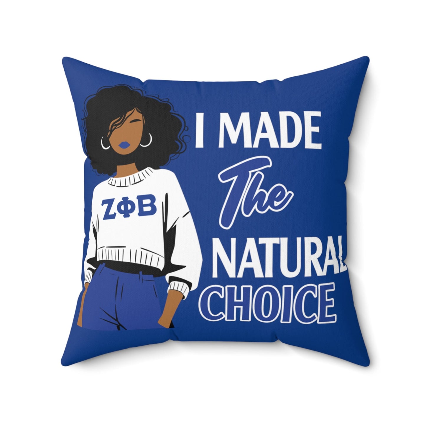 Zeta Phi Beta Organizational Elegance: Transform Your Space with Statement Indoor Pillows