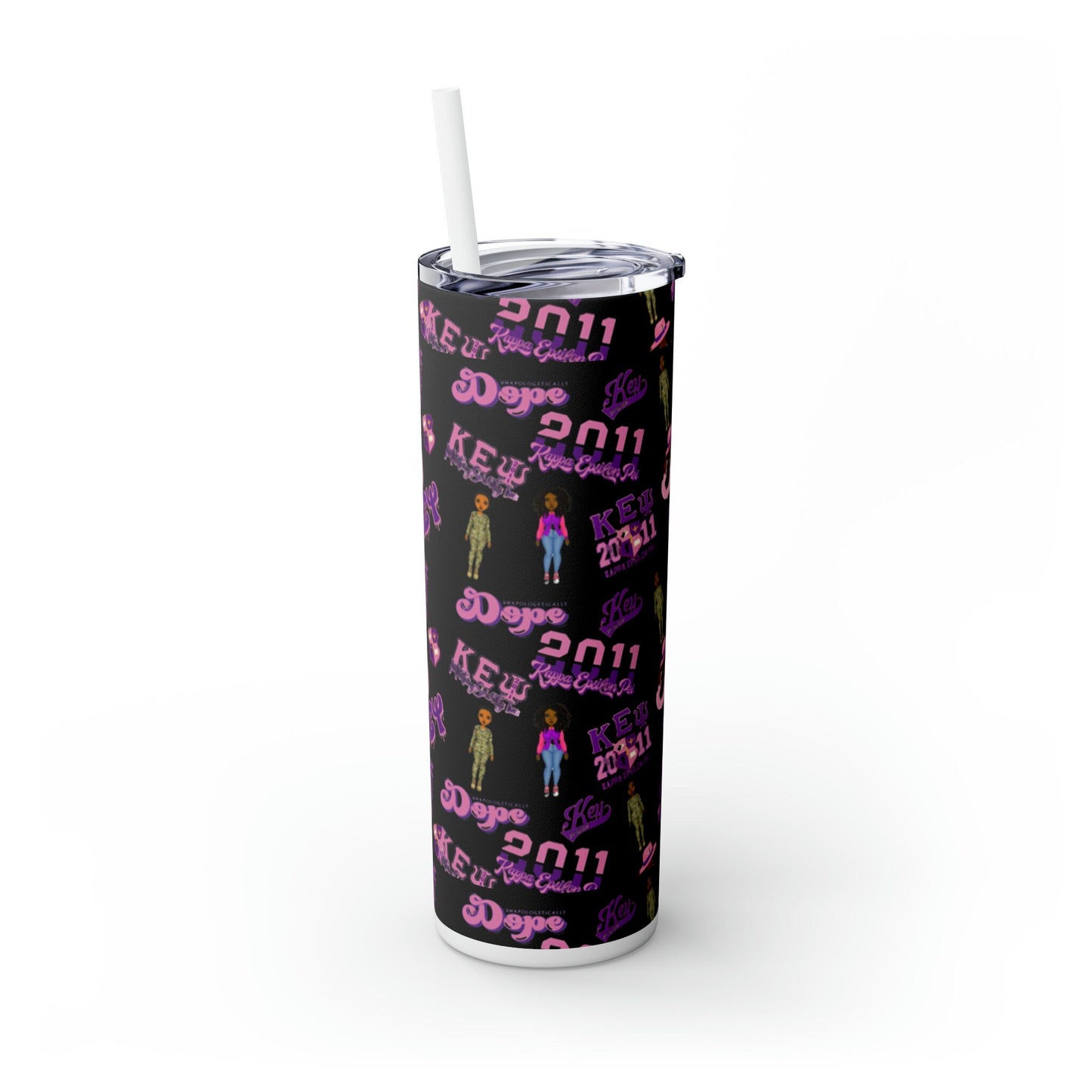 Sip in Sisterhood: Kappa Epsilon Psi Collage Stainless Steel Tumbler