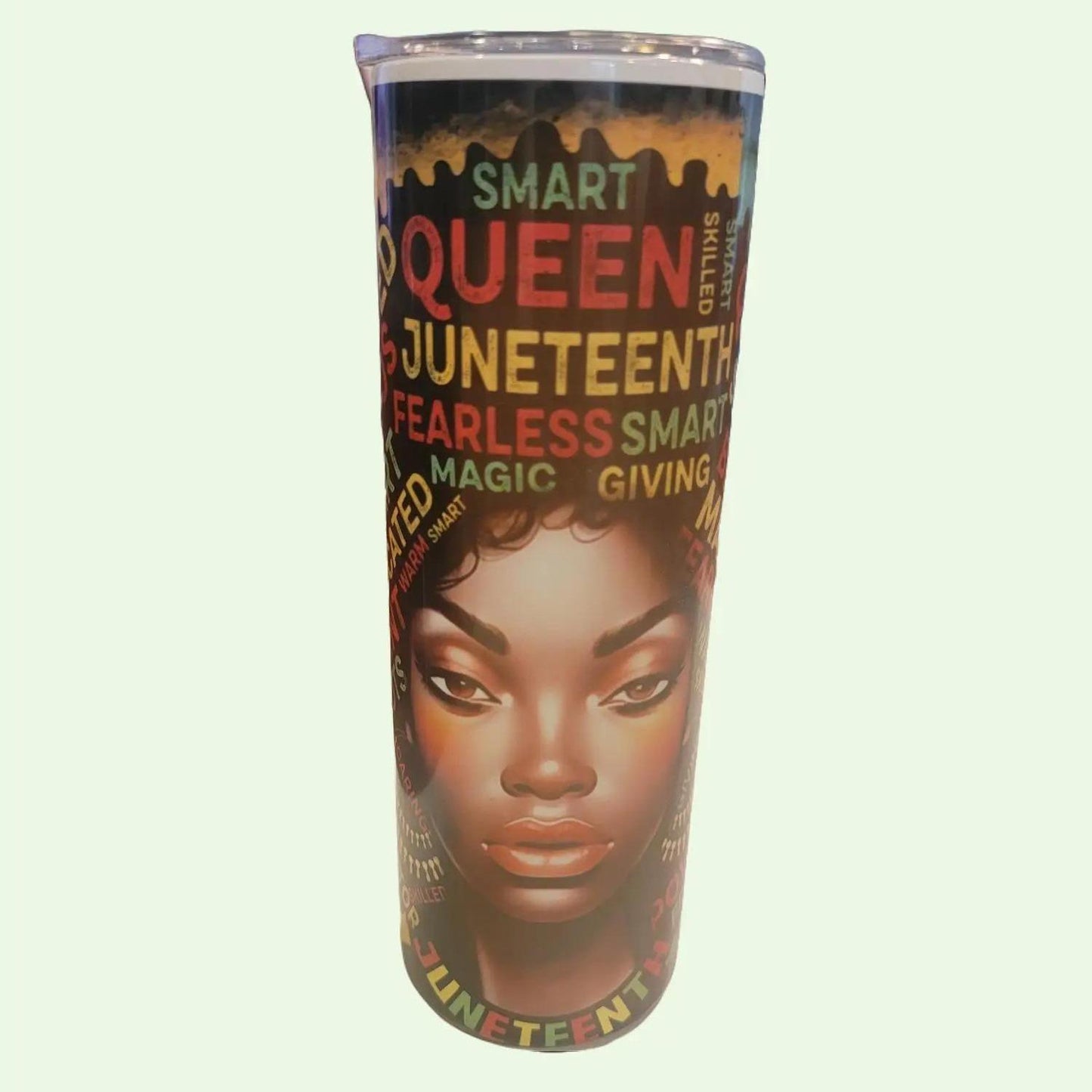 Black Culture Stainless Steel Tumbler 20 OZ Insulated Drinkware with Stylish Design - Flasks