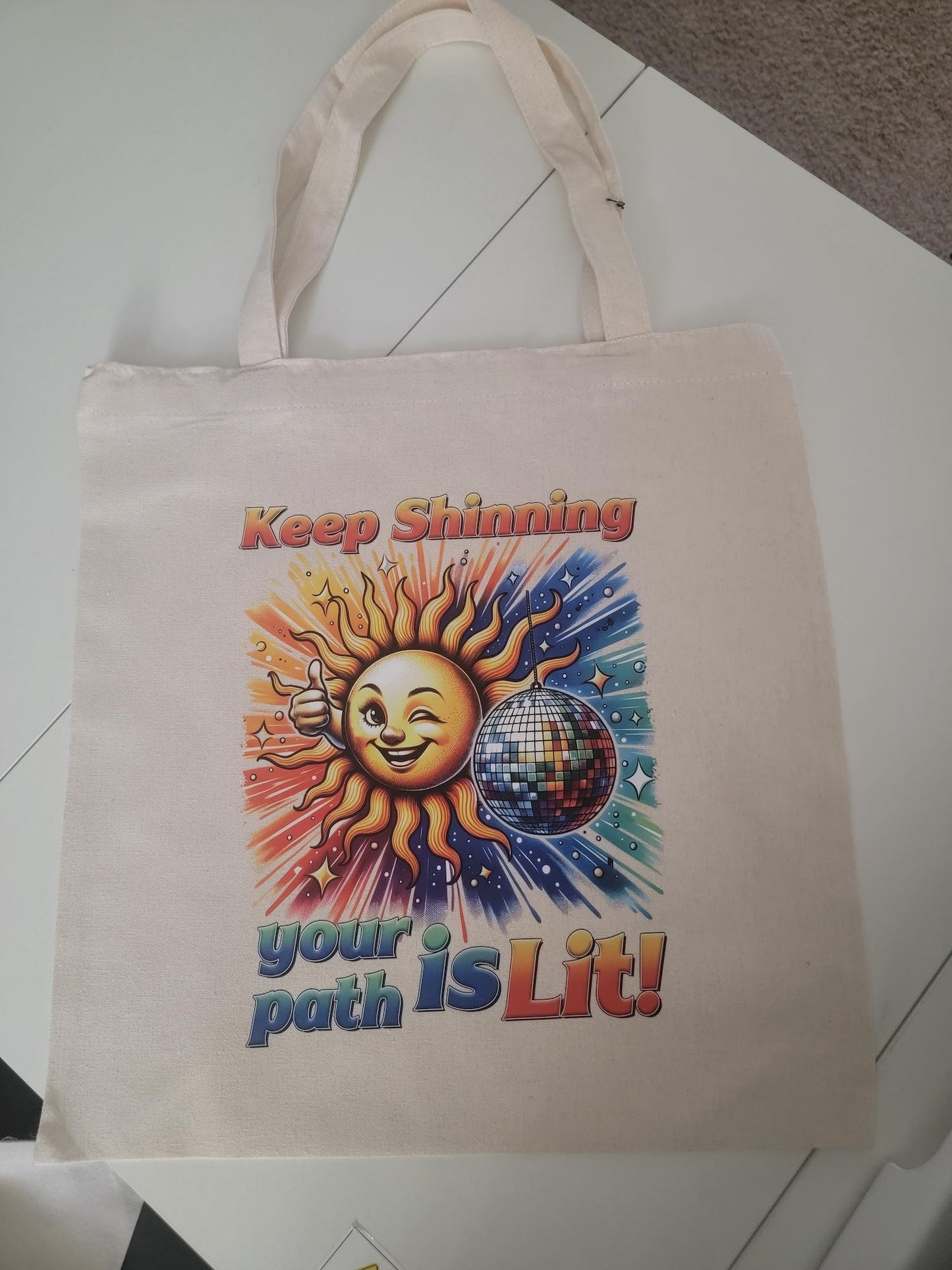 Canvas Tote Bag - Durable Rectangle Cotton Tote with 9.85” Top Handle, 14.9” x 15.7” Size, Lightweight & Eco-Friendly, Stylish Variety Available