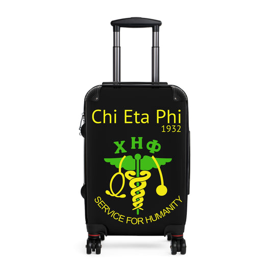 Chi Eta Phi Chic Hardcase Medium Size Luggage - Travel in Style and Show Your Pride!