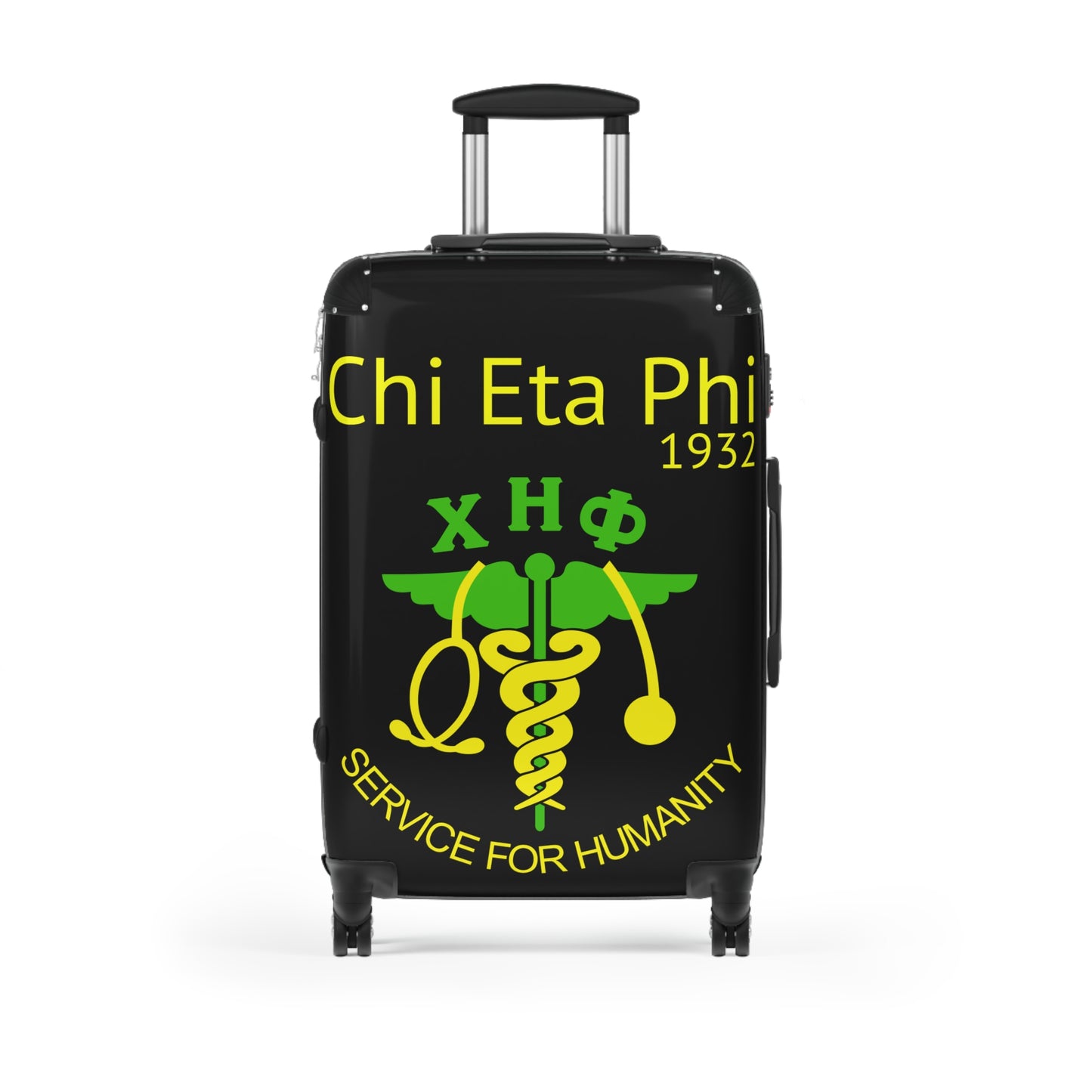 Chi Eta Phi Chic Hardcase Medium Size Luggage - Travel in Style and Show Your Pride!