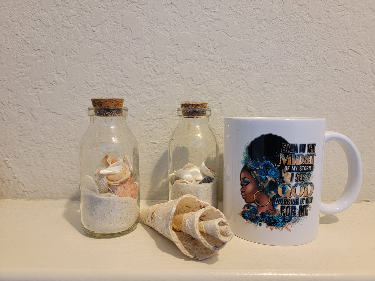 "Even in the Midst of the Storm, I See God Working It Out for Me" – Inspirational 11oz Ceramic Mug