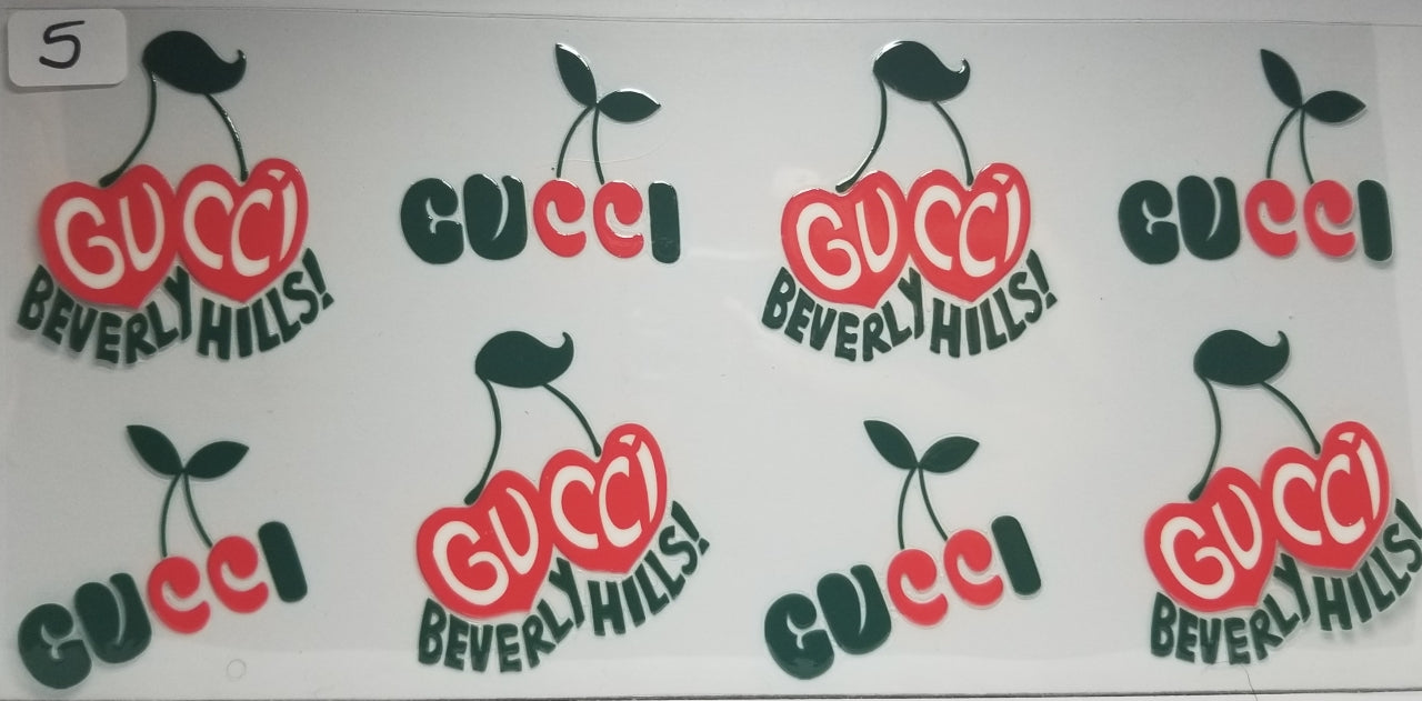 VDTFDW- Gucci 3 | UVDTF | 16oz