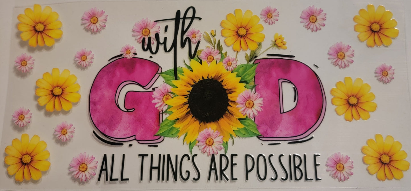 VDTFDW- Faith Based | All Things are Possible 1 | 16oz Cupwrap