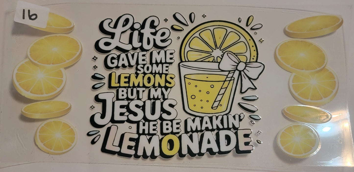 VDTFDW- Faith Based | Lemonade | 16oz Cupwrap