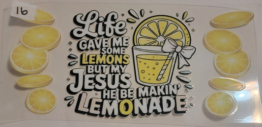 VDTFDW- Faith Based | Lemonade | 16oz Cupwrap